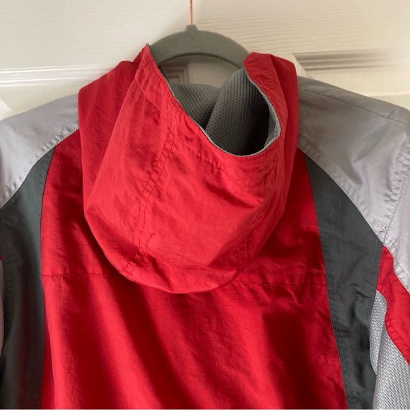 Paramount jacket full zip hooded Red/Gray Women’s Sz M￼ - Picture 8 of 16